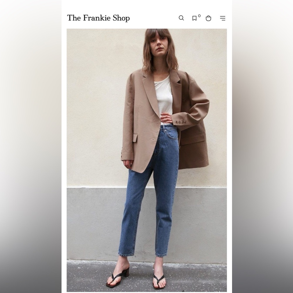 Bea Blazer in Latte, size XS